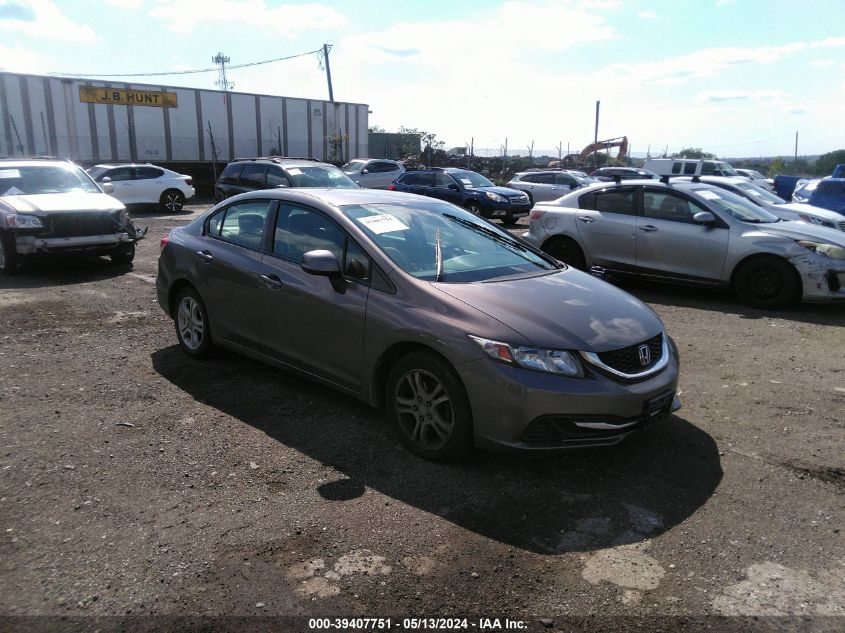 2013 Honda Civic Lx VIN: 19XFB2F57DE226097 Lot: 39407751