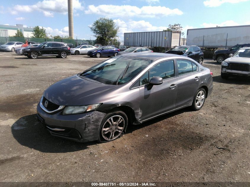 2013 Honda Civic Lx VIN: 19XFB2F57DE226097 Lot: 39407751