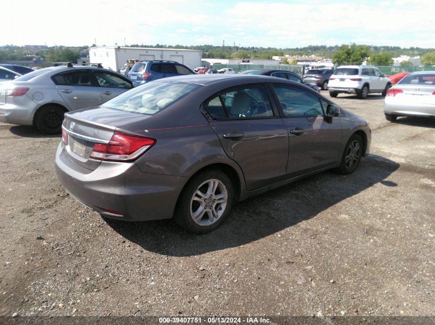 2013 Honda Civic Lx VIN: 19XFB2F57DE226097 Lot: 39407751