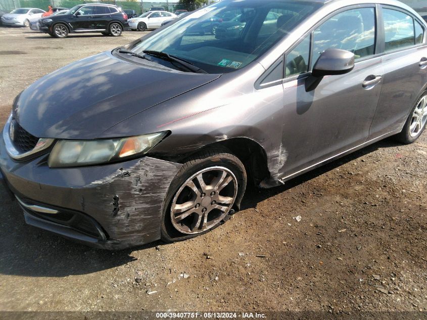 2013 Honda Civic Lx VIN: 19XFB2F57DE226097 Lot: 39407751