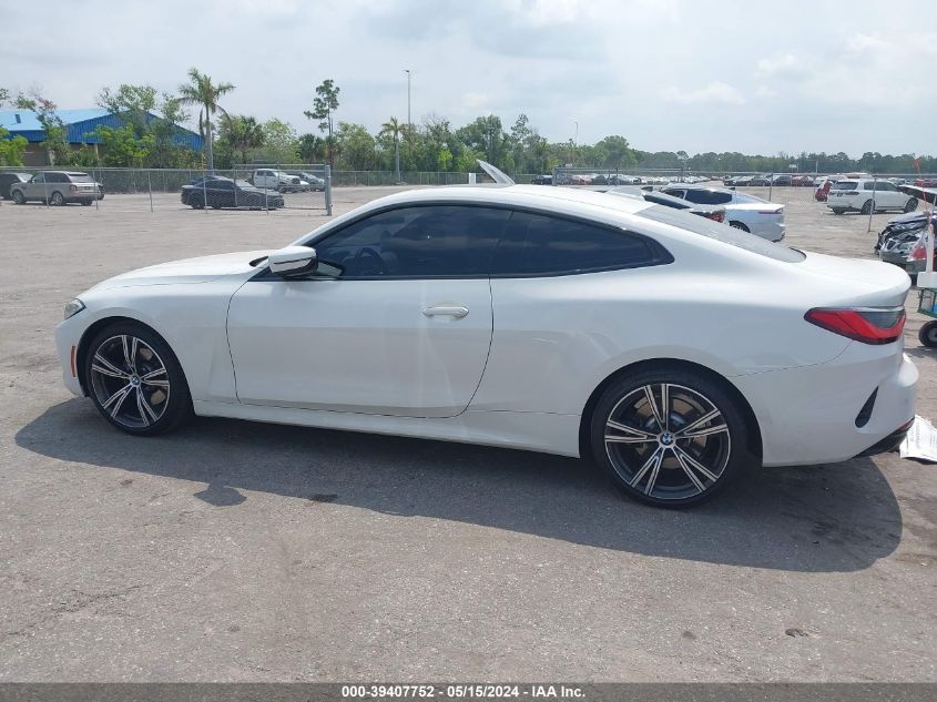 2021 BMW 430I VIN: WBA53AP09MCF41464 Lot: 39407752