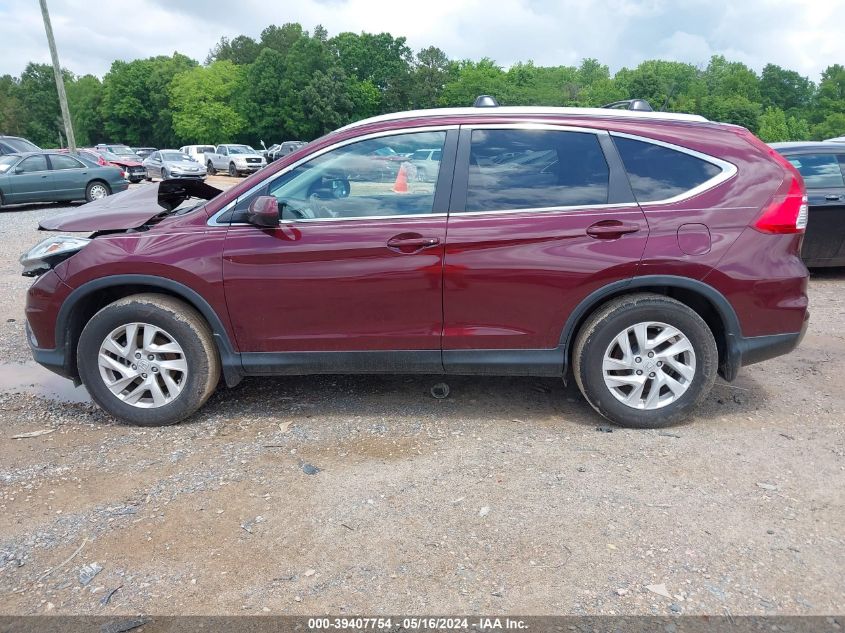 2015 Honda Cr-V Ex-L VIN: 2HKRM3H76FH554105 Lot: 39407754