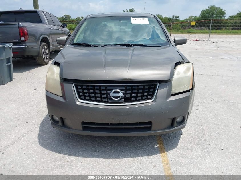 2008 Nissan Sentra 2.0Sl VIN: 3N1AB61E18L661081 Lot: 39407757