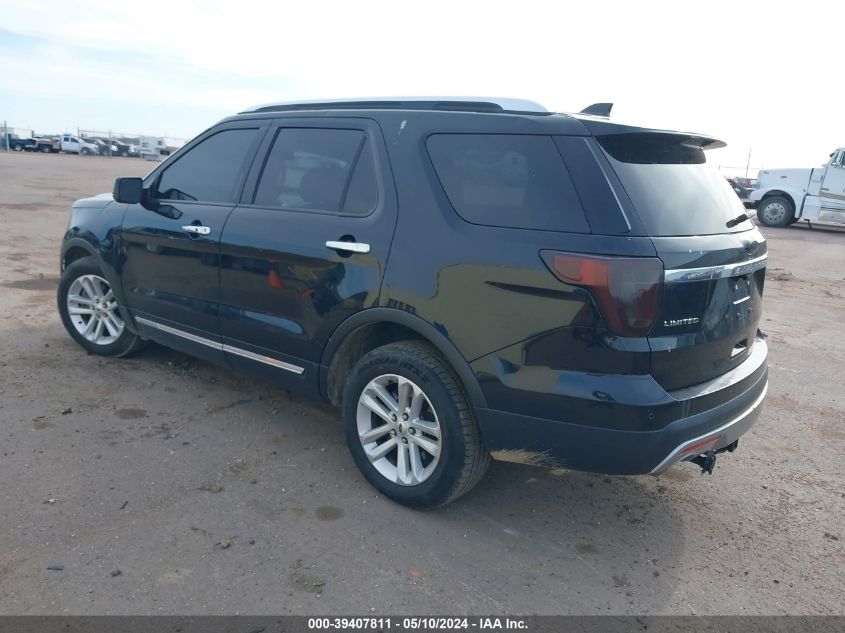 2016 Ford Explorer Limited VIN: 1FM5K8F86GGB05487 Lot: 39407811