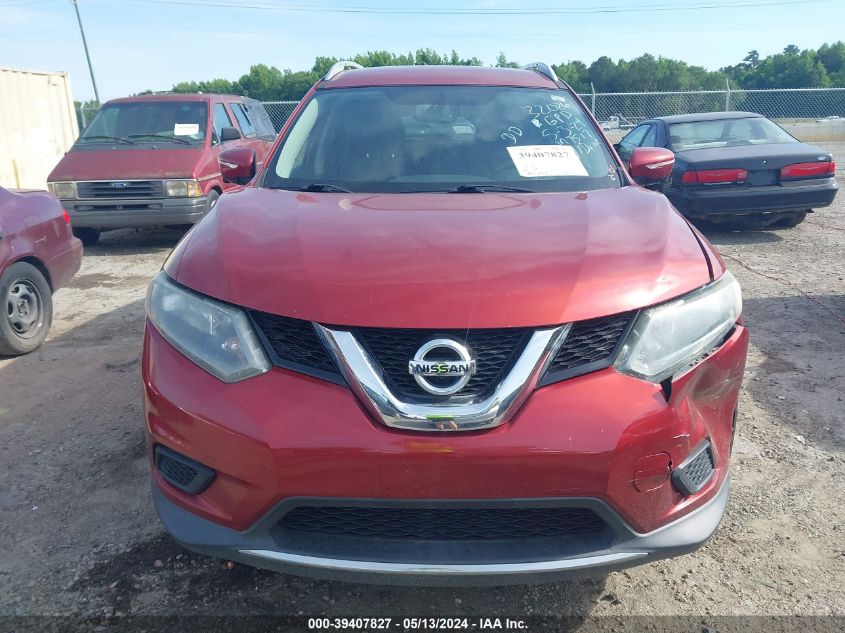 2014 Nissan Rogue Sv VIN: 5N1AT2MK0EC757517 Lot: 39407827