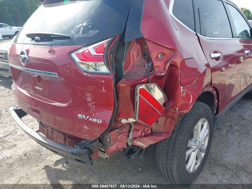 2014 Nissan Rogue Sv VIN: 5N1AT2MK0EC757517 Lot: 39407827