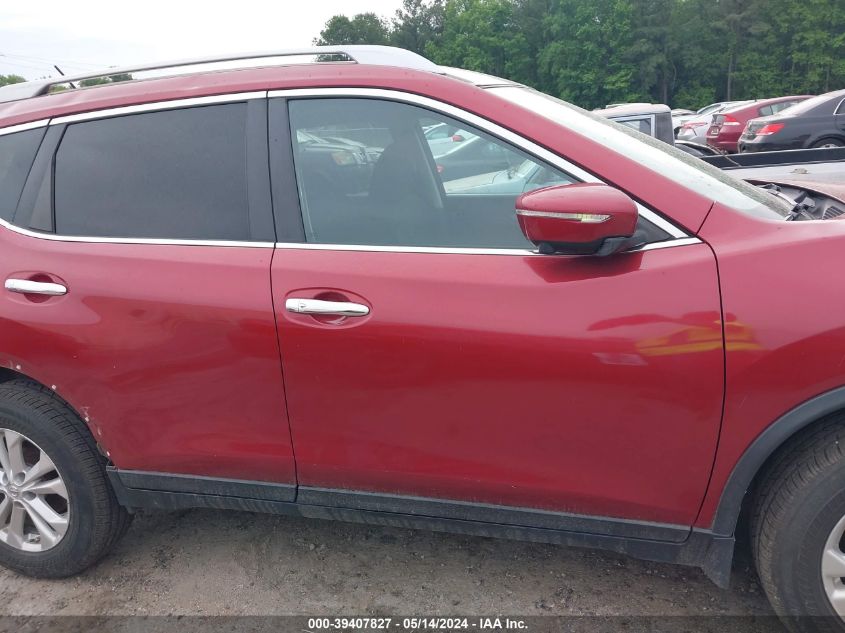 2014 Nissan Rogue Sv VIN: 5N1AT2MK0EC757517 Lot: 39407827