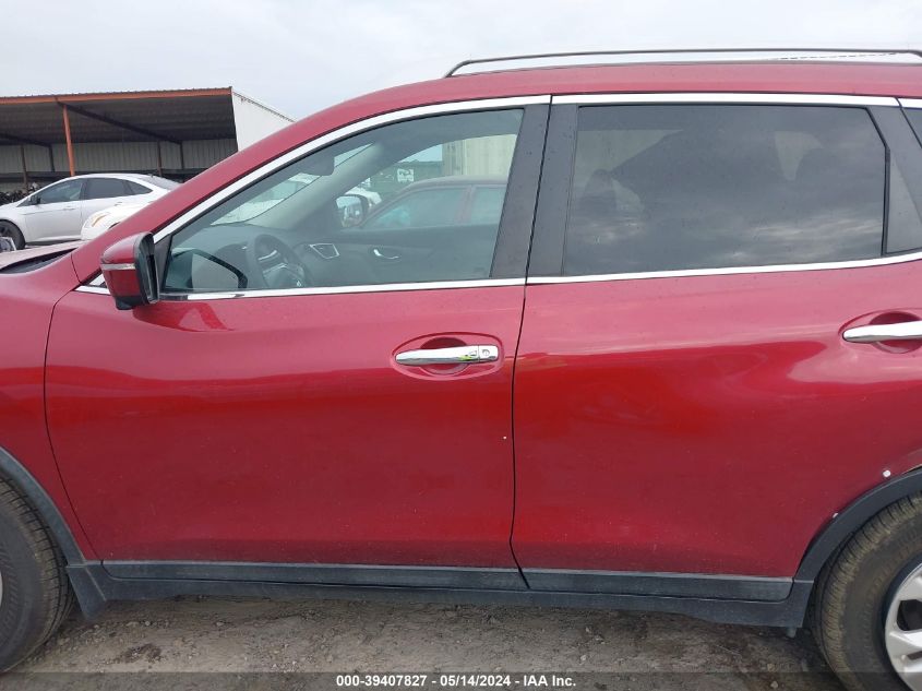 2014 Nissan Rogue Sv VIN: 5N1AT2MK0EC757517 Lot: 39407827