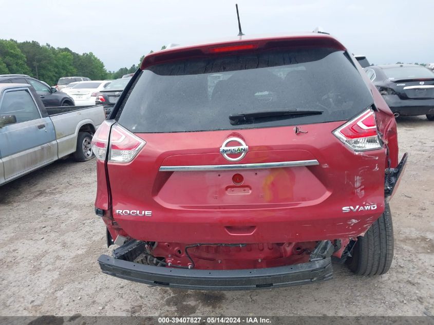 2014 Nissan Rogue Sv VIN: 5N1AT2MK0EC757517 Lot: 39407827