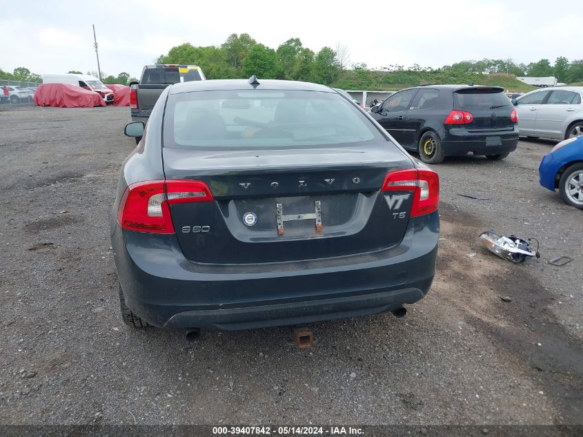 2012 Volvo S60 T5 VIN: YV1622FS1C2092229 Lot: 39407842