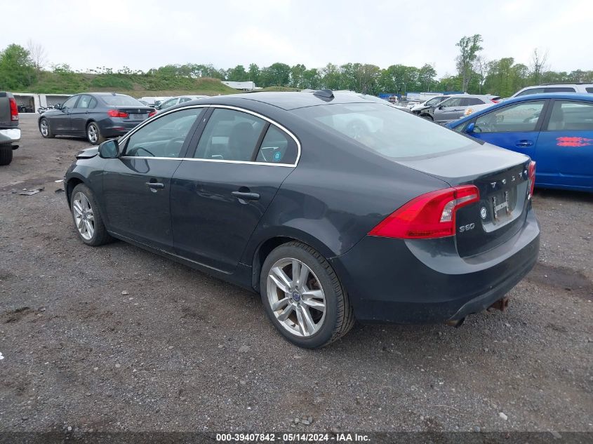 2012 Volvo S60 T5 VIN: YV1622FS1C2092229 Lot: 39407842