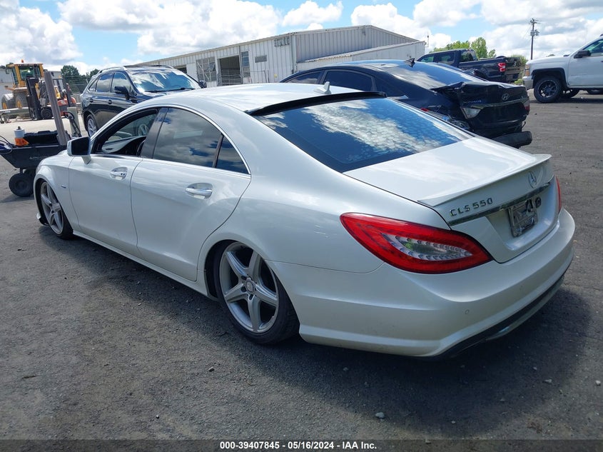 2012 Mercedes-Benz Cls 550 VIN: WDDLJ7DB8CA014117 Lot: 39407845
