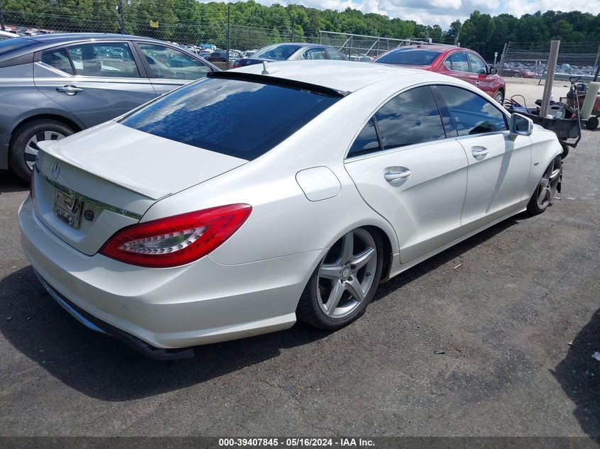 2012 Mercedes-Benz Cls 550 VIN: WDDLJ7DB8CA014117 Lot: 39407845