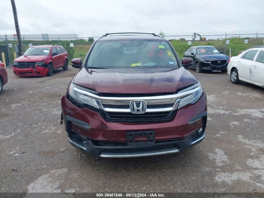 2019 Honda Pilot Touring VIN: 5FNYF6H95KB049822 Lot: 39407846