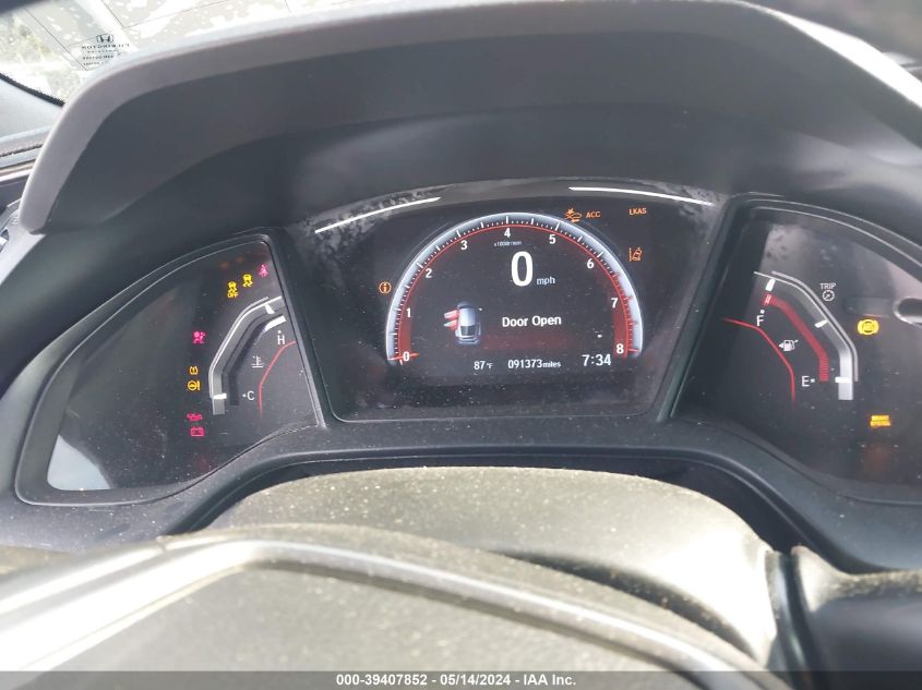 2019 Honda Civic Sport VIN: SHHFK7G43KU217261 Lot: 39407852