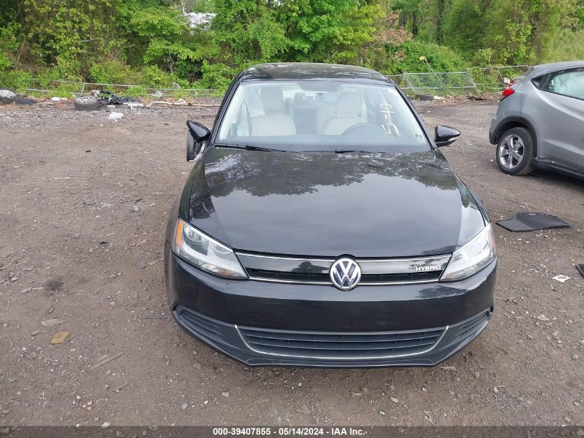 2013 Volkswagen Jetta Hybrid Se VIN: 3VW637AJXDM237905 Lot: 39407855