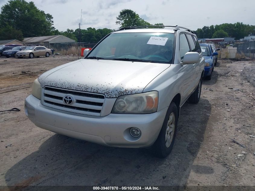 2007 Toyota Highlander VIN: JTEGD21A970165217 Lot: 39407870