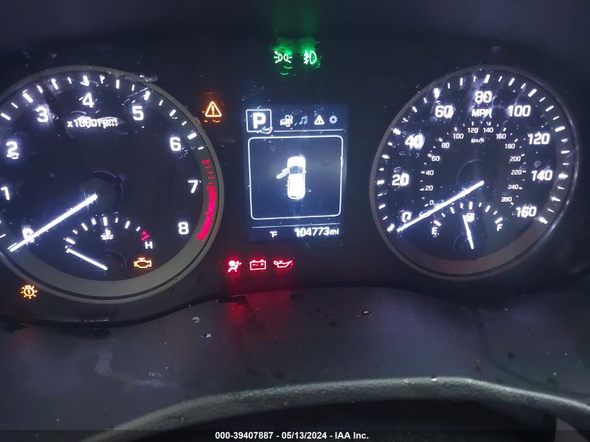 2018 Hyundai Tucson Sel VIN: KM8J33A42JU820018 Lot: 39407887