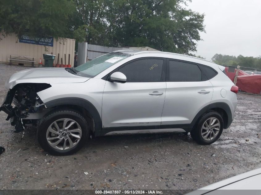2018 Hyundai Tucson Sel VIN: KM8J33A42JU820018 Lot: 39407887