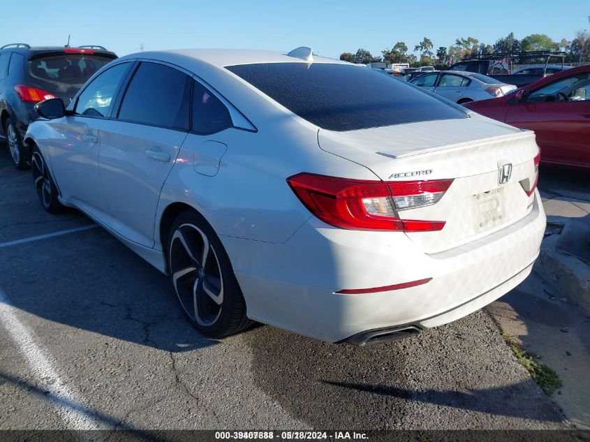 2020 Honda Accord Sport VIN: 1HGCV1F38LA117721 Lot: 39407888