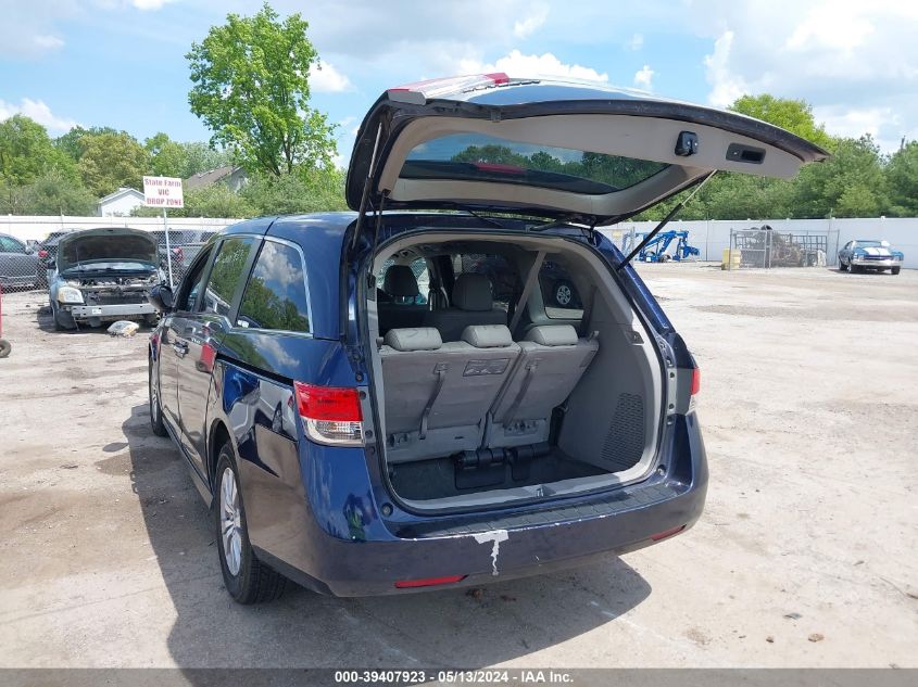 2015 Honda Odyssey Ex-L VIN: 5FNRL5H60FB126373 Lot: 39407923