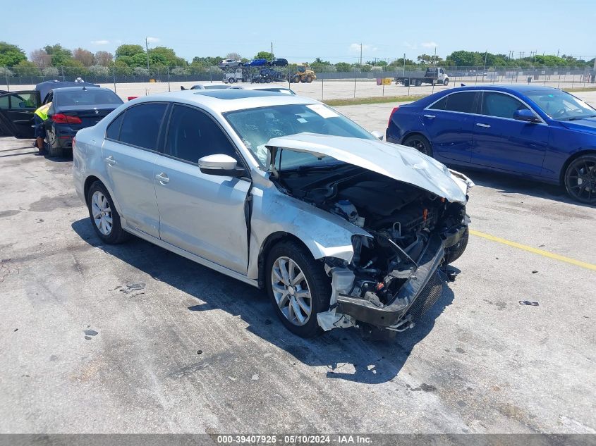 2012 Volkswagen Jetta 2.5L Se VIN: 3VWDP7AJ0CM302156 Lot: 39407925