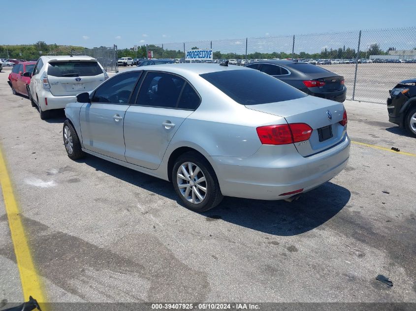 2012 Volkswagen Jetta 2.5L Se VIN: 3VWDP7AJ0CM302156 Lot: 39407925