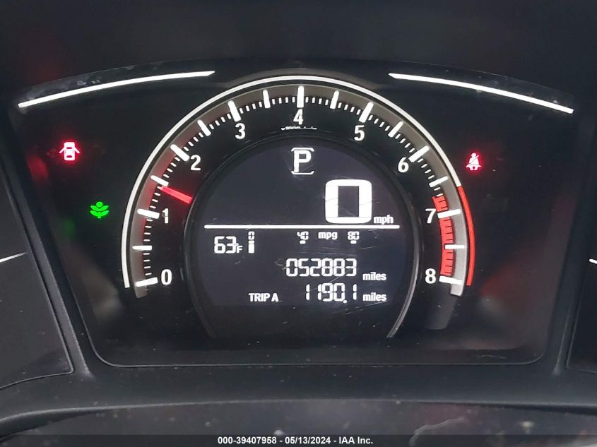 2018 Honda Civic Lx VIN: 19XFC2F5XJE043379 Lot: 39407958