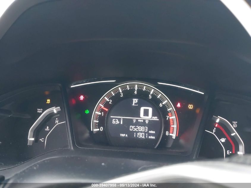 2018 Honda Civic Lx VIN: 19XFC2F5XJE043379 Lot: 39407958