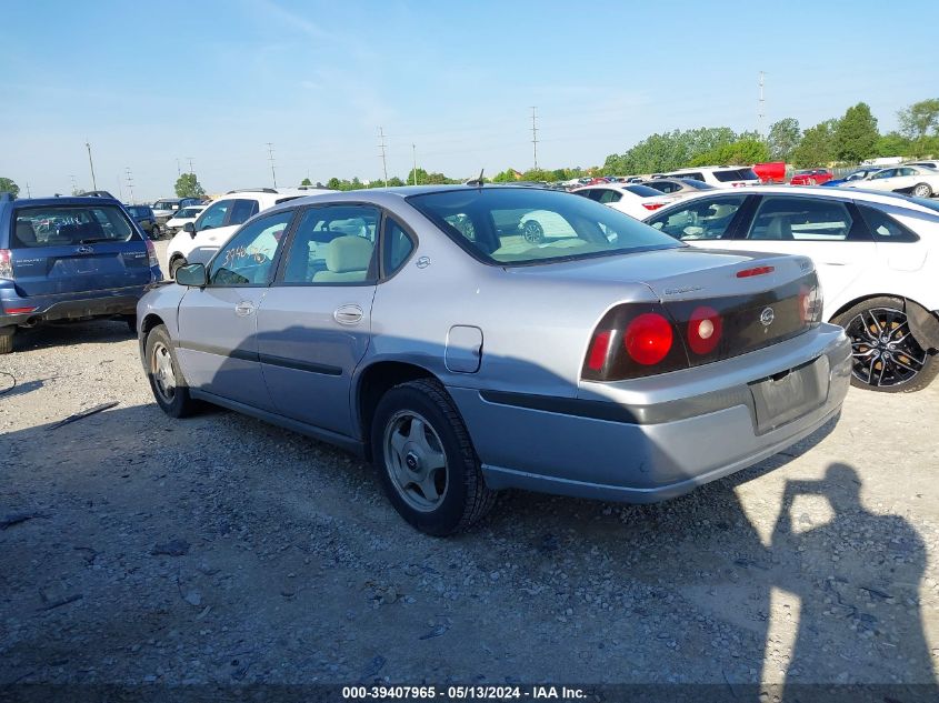 2005 Chevrolet Impala VIN: 2G1WF52E959390083 Lot: 39407965