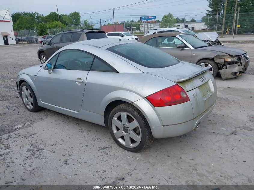 2001 Audi Tt VIN: TRUSC28N811007520 Lot: 39407987