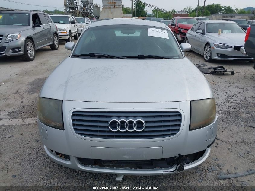 2001 Audi Tt VIN: TRUSC28N811007520 Lot: 39407987