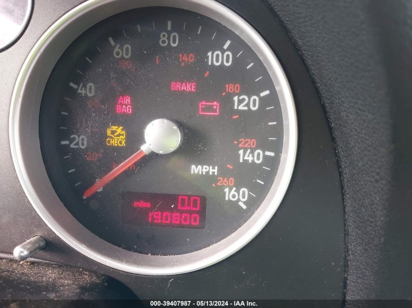 2001 Audi Tt VIN: TRUSC28N811007520 Lot: 39407987