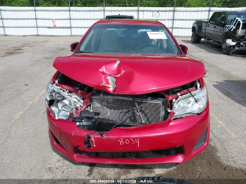 2012 Toyota Camry L VIN: 4T4BF1FK5CR241265 Lot: 39408034