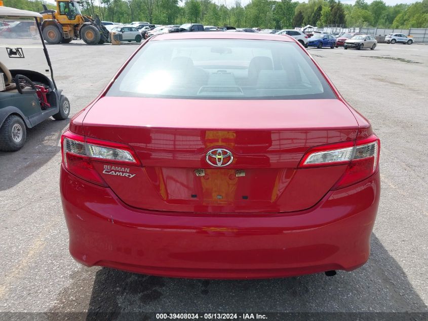 2012 Toyota Camry L VIN: 4T4BF1FK5CR241265 Lot: 39408034