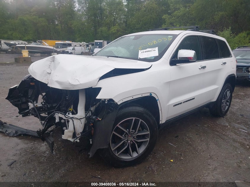 VIN 1C4RJFBG8JC411261 2018 JEEP GRAND CHEROKEE LIMITED 4X4