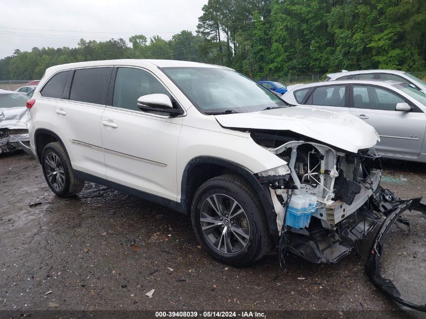 2019 Toyota Highlander Le Plus VIN: 5TDZZRFH9KS306600 Lot: 39408039