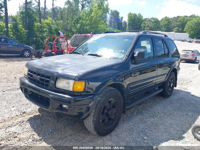 1999 Isuzu Rodeo Ls/Lse/S VIN: 4S2CM58W5X4323152 Lot: 39408049