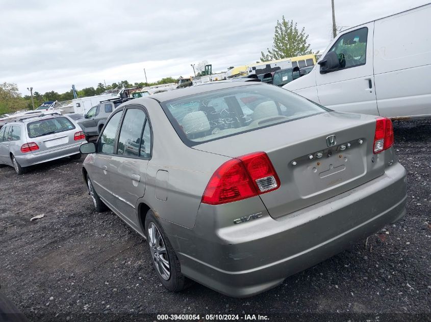 2004 Honda Civic Lx VIN: 2HGES16594H501867 Lot: 39408054