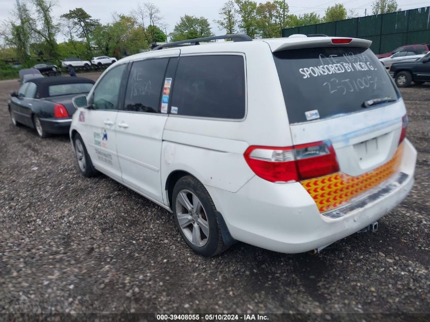 2005 Honda Odyssey Touring VIN: 5FNRL38835B053391 Lot: 39408055