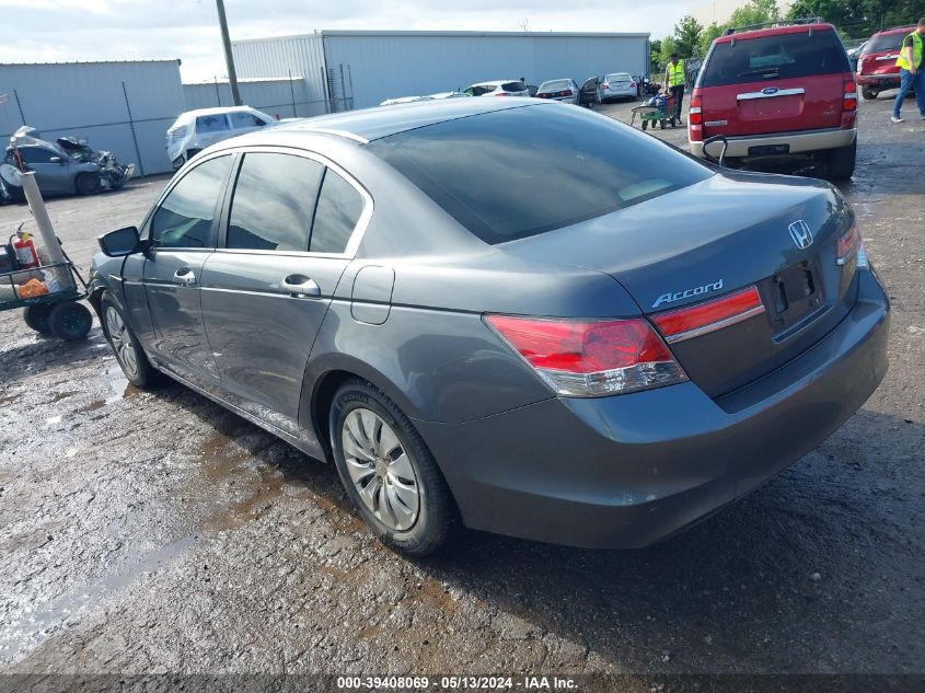 2012 Honda Accord 2.4 Lx VIN: 1HGCP2F3XCA139624 Lot: 39408069