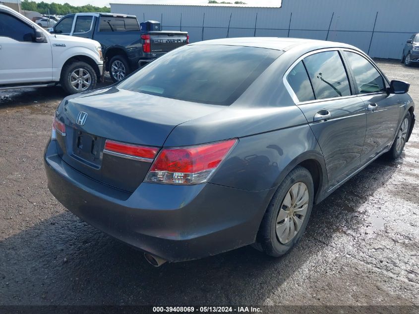 2012 Honda Accord 2.4 Lx VIN: 1HGCP2F3XCA139624 Lot: 39408069