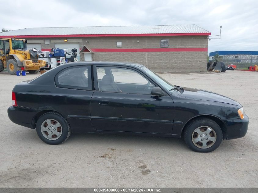 2002 Hyundai Accent L VIN: KMHCF35G52U183907 Lot: 39408068