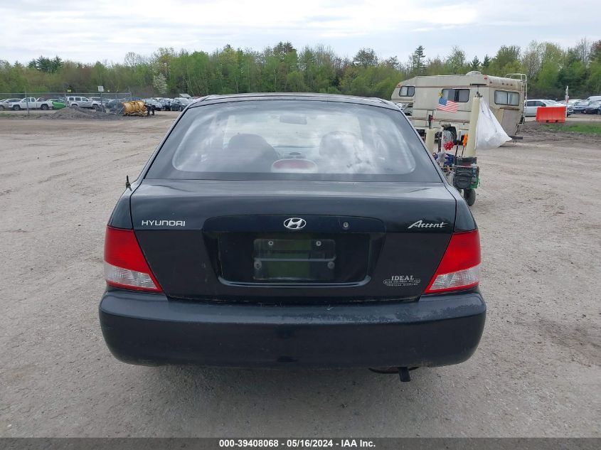 2002 Hyundai Accent L VIN: KMHCF35G52U183907 Lot: 39408068