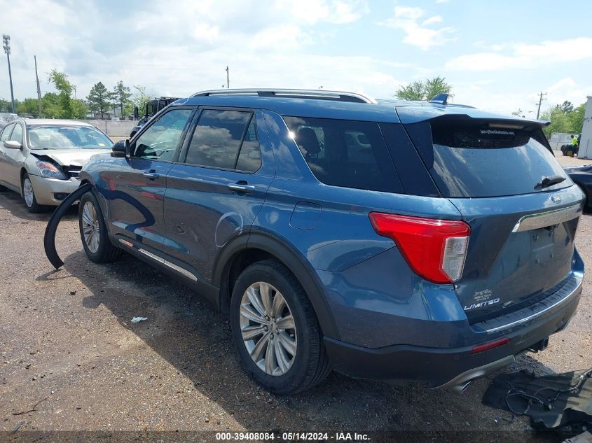 2020 Ford Explorer Limited VIN: 1FMSK7FHXLGB09677 Lot: 39408084