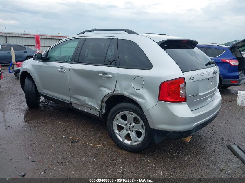 2013 Ford Edge Sel VIN: 2FMDK3JC7DBC36781 Lot: 39408089