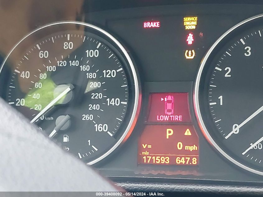 2012 BMW 328I VIN: WBAKE3C54CE770631 Lot: 39408092