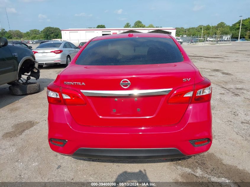 2018 Nissan Sentra Sv VIN: 3N1AB7AP5JL640277 Lot: 39408098