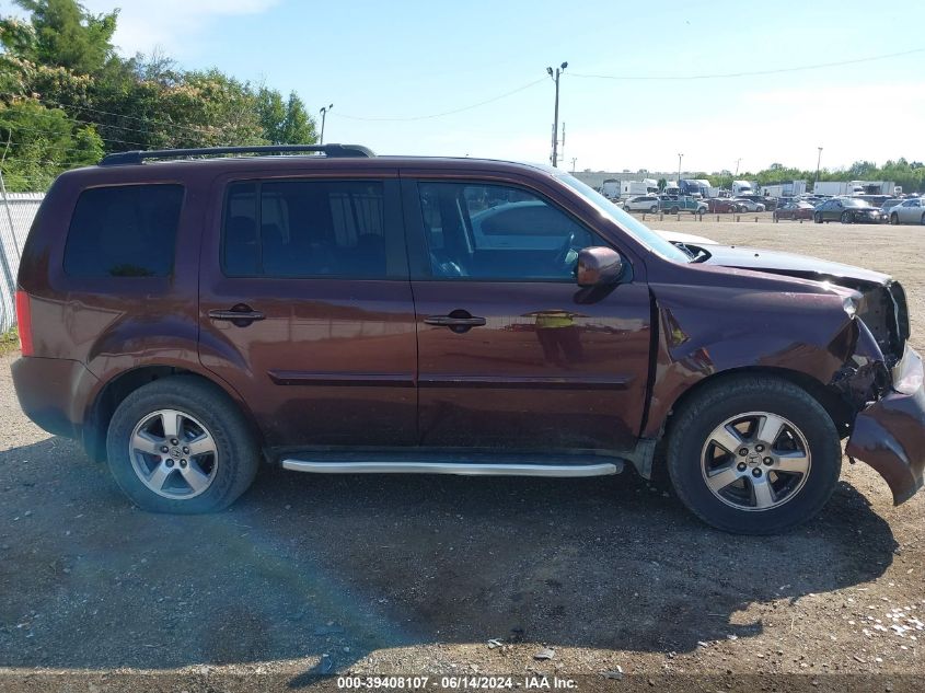 2011 Honda Pilot Ex-L VIN: 5FNYF4H63BB057461 Lot: 39408107