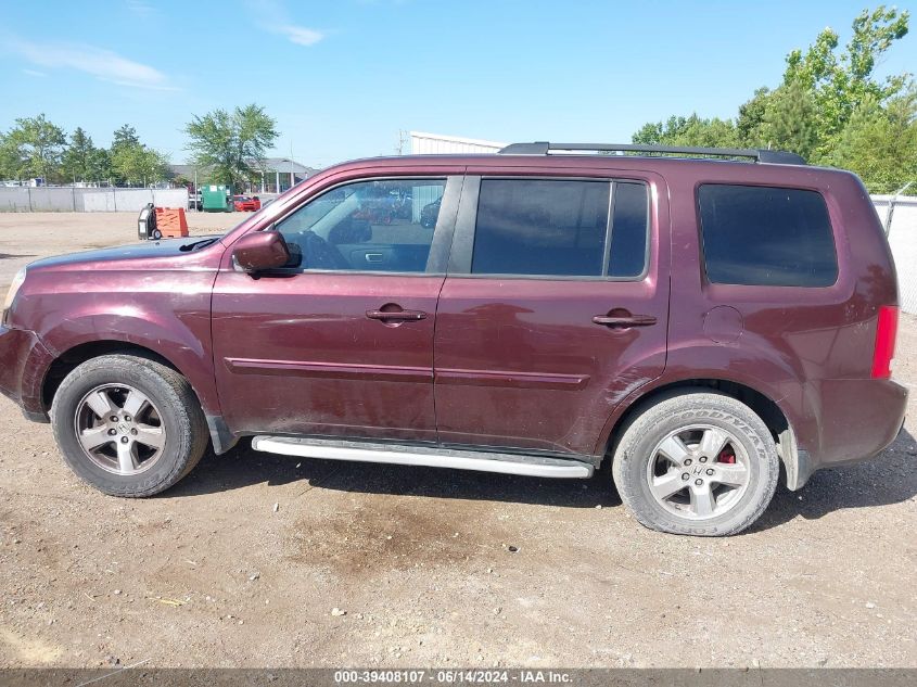 2011 Honda Pilot Ex-L VIN: 5FNYF4H63BB057461 Lot: 39408107